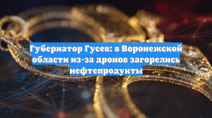 Пожар от нефтепродуктов потушен после атаки ВСУ в Воронежской области