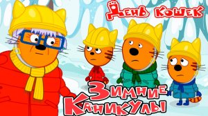 Три кота — Мультфильм для детей Три Кота | Три Кота Зимние Каникулы | Смотреть мультики Три Кота