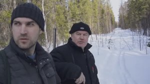 Поход в лес в избу весной с отцом. Часть 2/2 (зима, лес, охота)