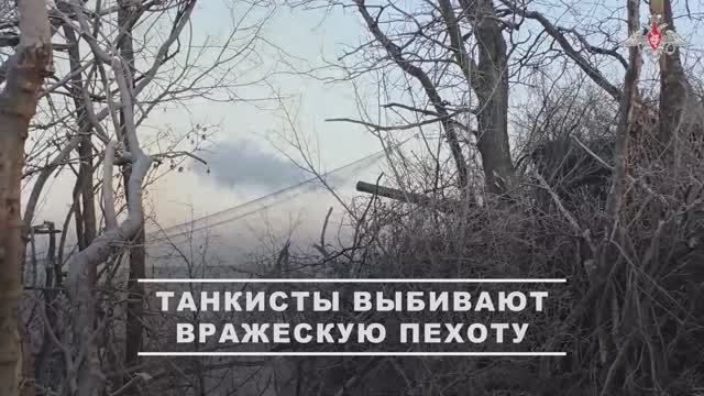 Боевая работа экипажа танка Т-72Б3М смотреть онлайн