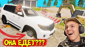 КРУЗАК без Колеса ЕДЕТ до ФИНИША? #Beamng Drive