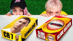 НЕ ОТКРЫВАЙ МИСТЕРИ БОКС RONALDO И SLIDE EATER В 3:00 НОЧИ !!
