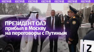 Президент ОАЭ прибыл на переговоры с Путиным: кадры торжественной встречи