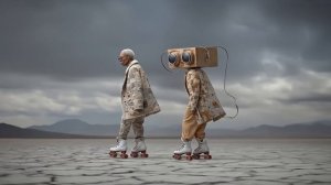 AI Cinematic Video： Retro Futuristic Ice Skating ｜ VE03 Animation + Suno-(2160p24)