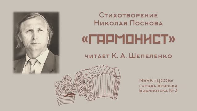 Стихотворение Н. Поснова "Гармонист" смотреть онлайн