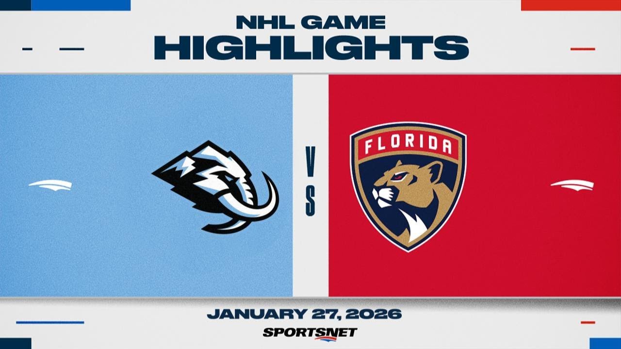 28.01.2026 | ОБЗОР МАТЧА | Флорида Пантерз - Юта Маммот | Highlights смотреть онлайн