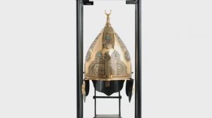 Эксклюзивный мусульманский подарок. Шлем воина в натуральную величину с аятом из Священного Корана.