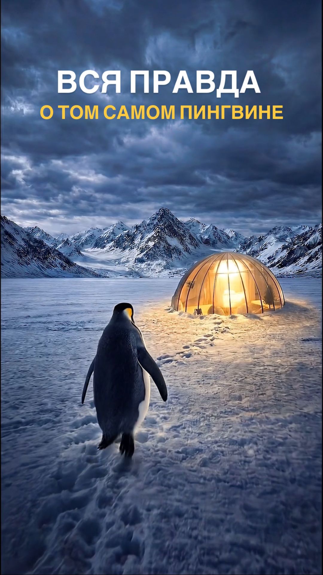 Пингвин в порядке! можно выдохнуть и заказать купольную беседку на сайте cupol365.ru