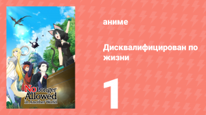 Дисквалифицирован по жизни 1 серия (аниме-сериал, 2024)