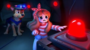 НЕ НАЖИМАЙ НА ЭТУ КНОПКУ В БУДКЕ ЩЕНЯЧИЙ ПАТРУЛЬ В МАЙНКРАФТ! ЧТО Я СДЕЛАЛА... 🔴😱