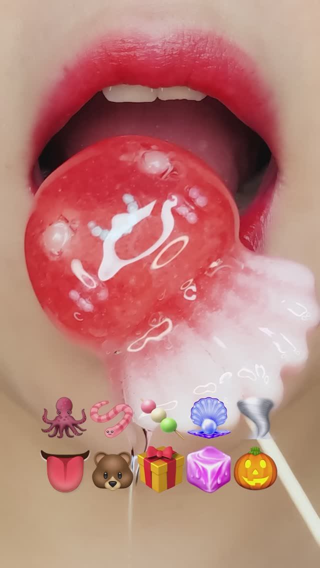 Разнообразные звуки еды - ем желе Кохакуто (ускоренный ASMR) смотреть онлайн