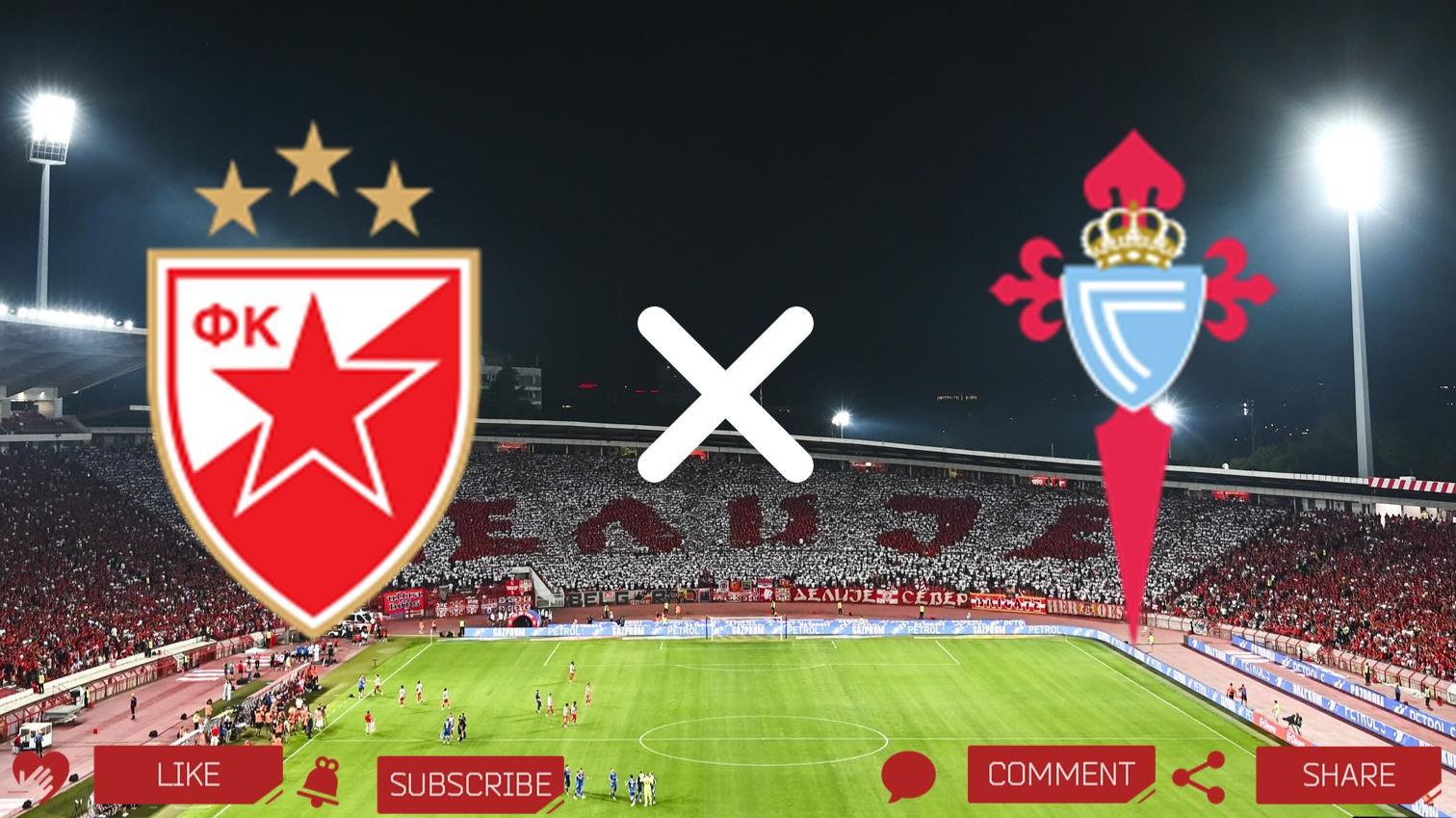 Црвена звезда - Сельта смотреть онлайн