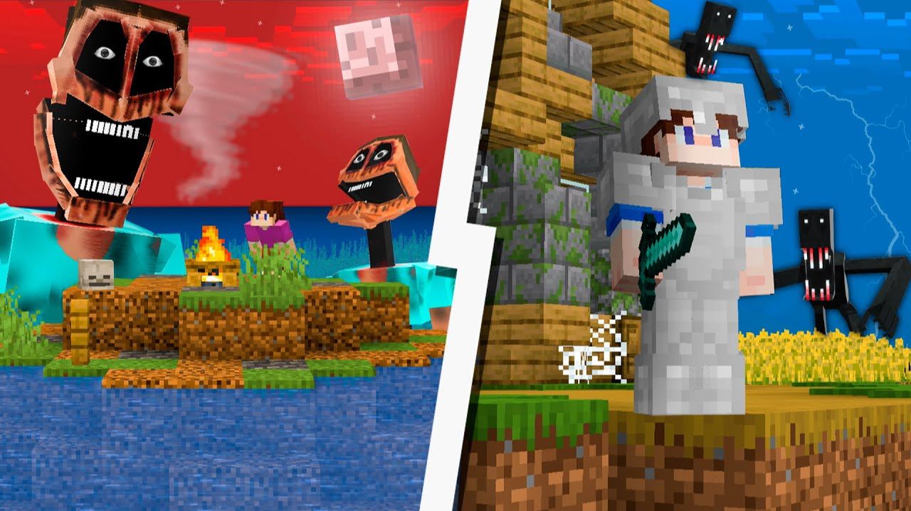 Выжил на ОСТРОВЕ УЖАСА в Майнкрафт ХАРДКОР смотреть онлайн