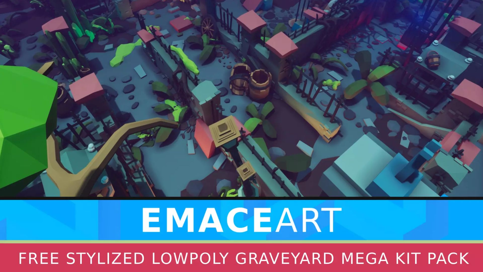 Asset Unity - Fantasy Cemetery & Necropolis Pack Lite: 3D (3D-ресурсы для RPG и приключенческих игр) смотреть онлайн