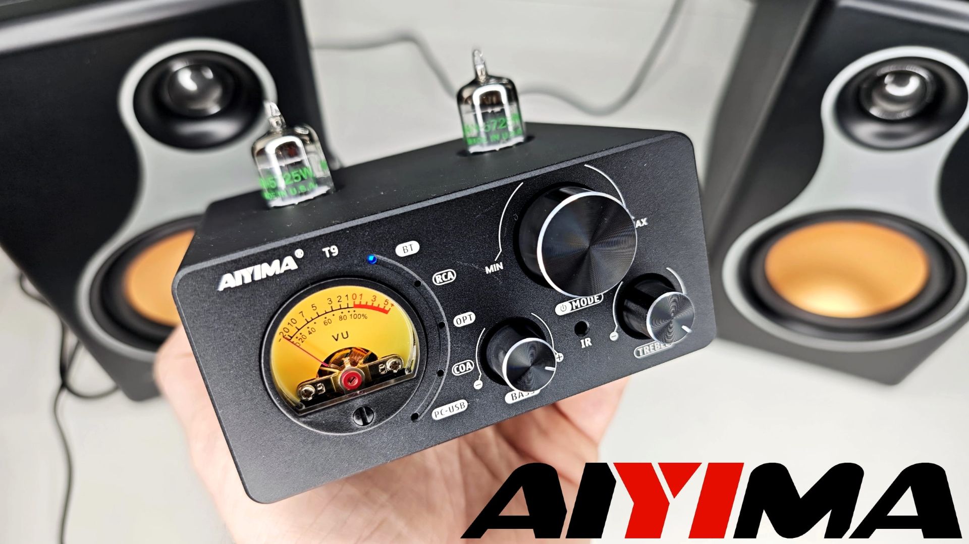 AIYIMA T9 Hi-Res Ламповый усилитель с ЦАП смотреть онлайн