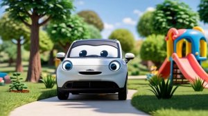 Гонка на лужайке: кто первым доедет? мультик