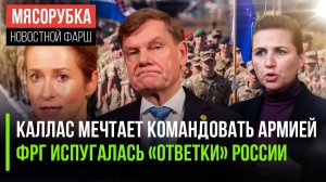 ЕС хочет огромную армию || Берлин признал, что РФ не будет нападать || Дания набросилась на Россию