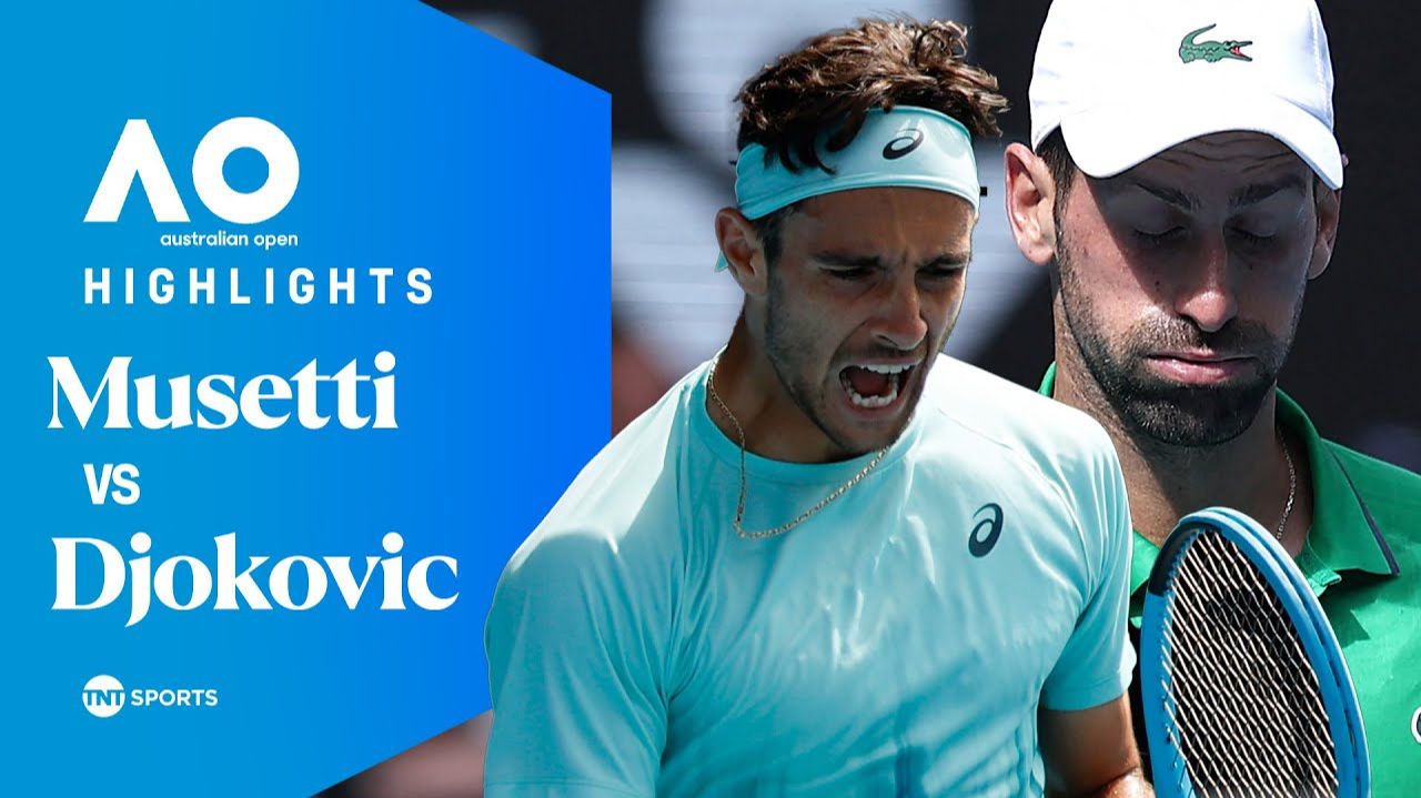 28.01.2026 | ОБЗОР ИГРЫ | Лоренцо Музетти - Новак Джокович | 1/4 финала | AO 2026 | Highlights смотреть онлайн
