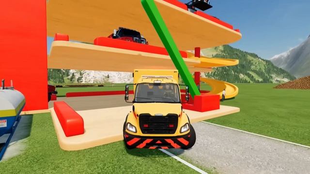 Пожарники спешат на помощь  Крутые пожарные машинки