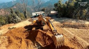 Грандиозная горная дорога, построенная мощным экскаватором | Hyundai Excavator | Дорожное строитель