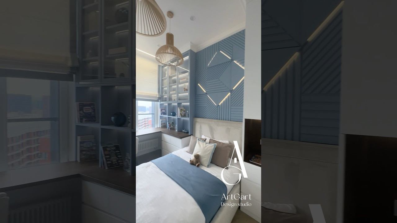 До и после! Детская комната для мальчика в квартире. ПОДПИШИСЬ #ремонтквартир #дизайнквартиры смотреть онлайн