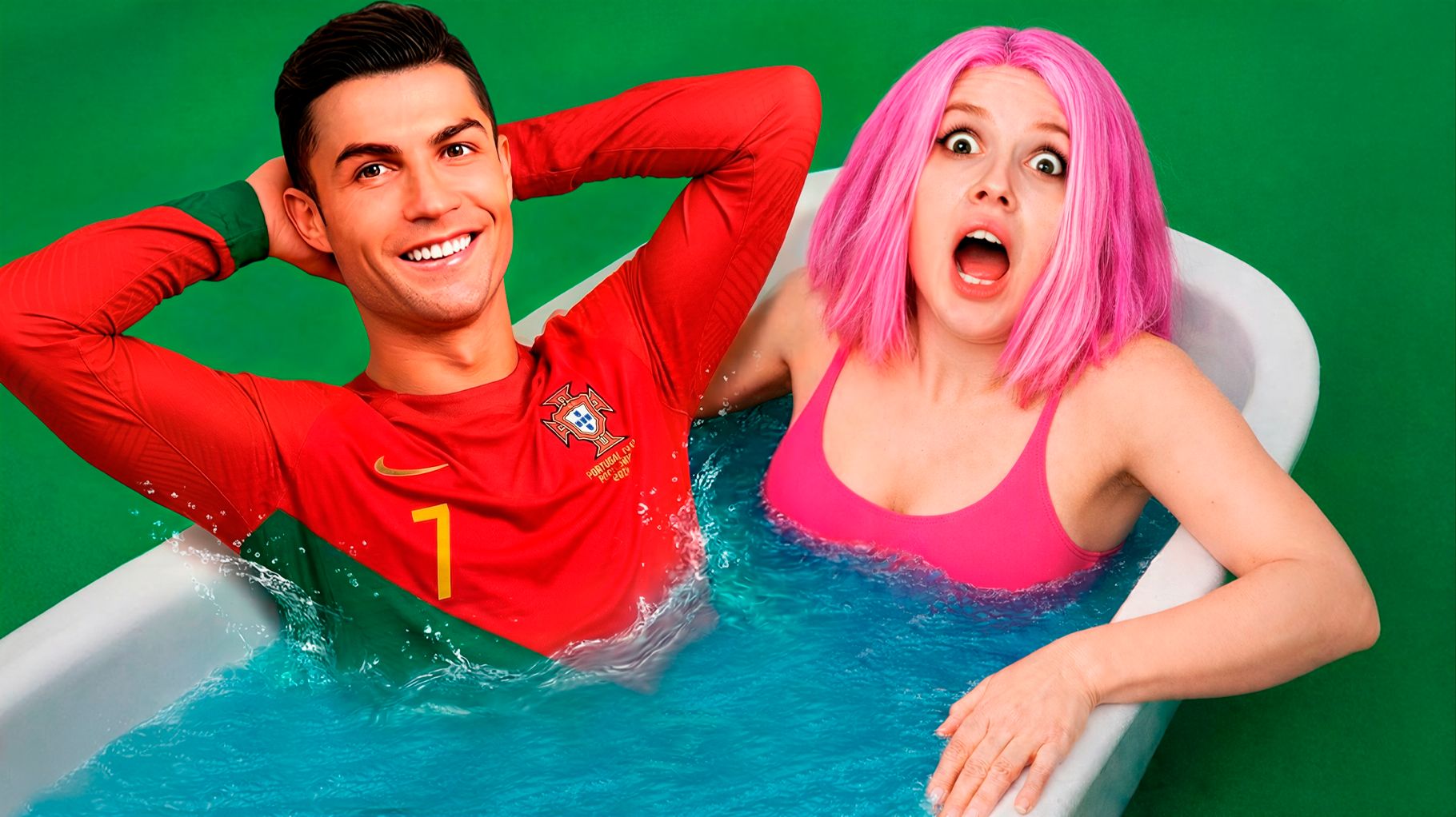 я кинул в ванну БОМБОЧКИ RONALDO в 3:00 НОЧИ !! смотреть онлайн