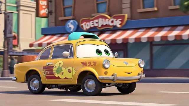 Красные колёсики мультик смотреть онлайн