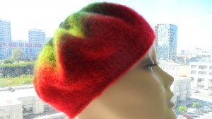 Берет "Классика" вязание спицами , 2 часть