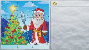 Увлекательный мультфильм, новогодние пазлы для детей, головоломка.