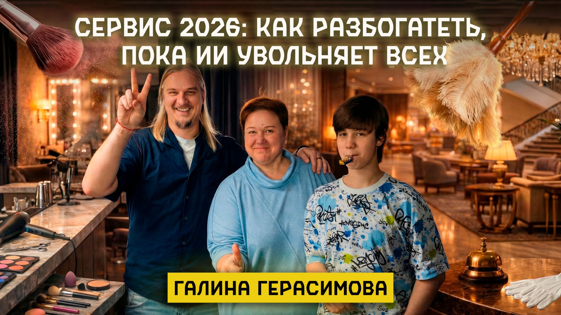 Исследую мир с папой в гостях Галина Герасимова - педагог, руководитель факультета колледжа красоты. смотреть онлайн