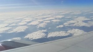 ВИД ИЗ ИЛЛЮМИНАТОРА САМОЛЁТА