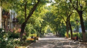 На улице Каштановой.