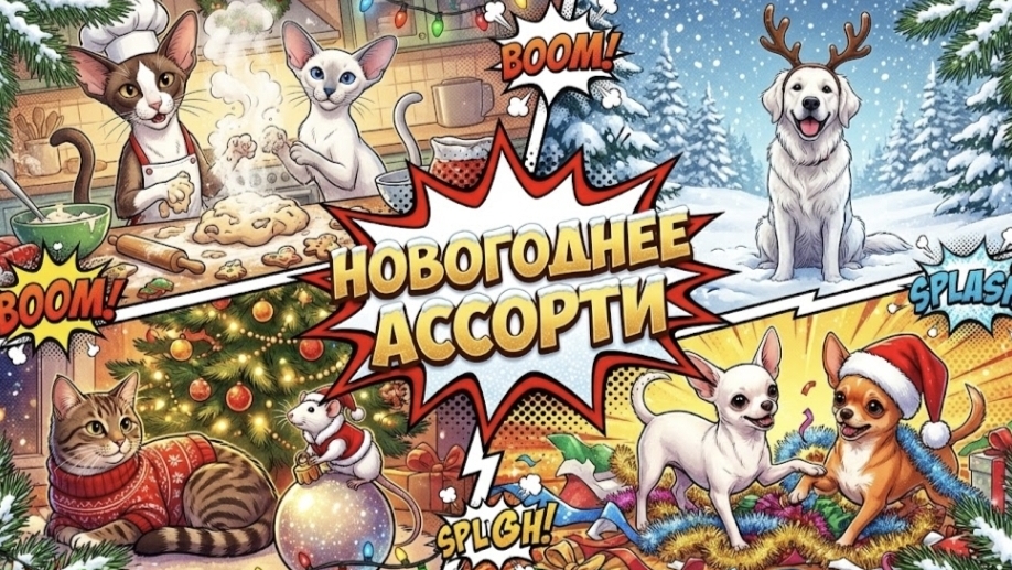 НОВОГОДНЕЕ АССОРТИ наши первые шаги) смотреть онлайн