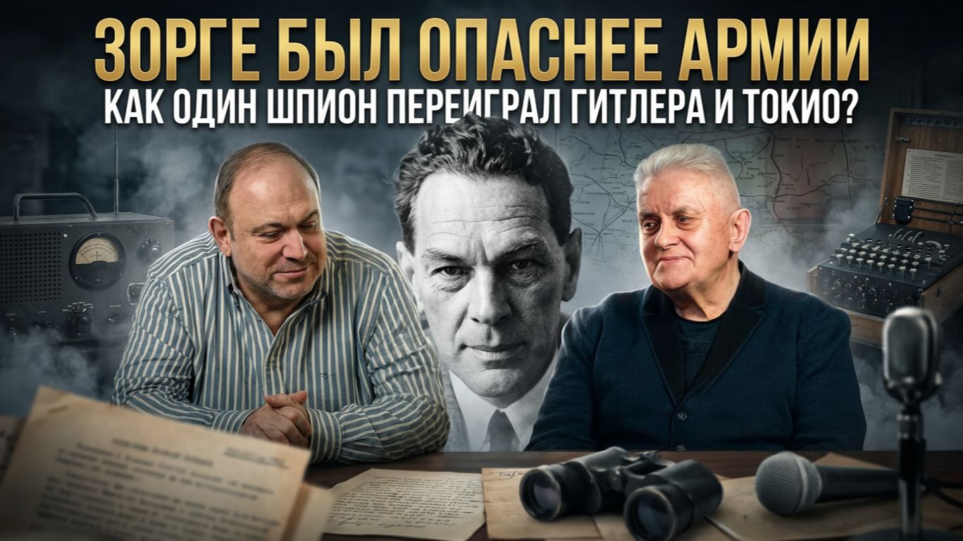 ЗОРГЕ БЫЛ ОПАСНЕЕ АРМИИ: Как один шпион переиграл Гитлера и Токио? | Колпакиди и Алексеев смотреть онлайн