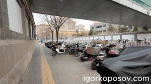 Пекин #2 Beijing 01.2026  Пешеходная улица Ванфуцзин Wangfujing (王府井) Собор Святого Иосифа 圣若瑟堂