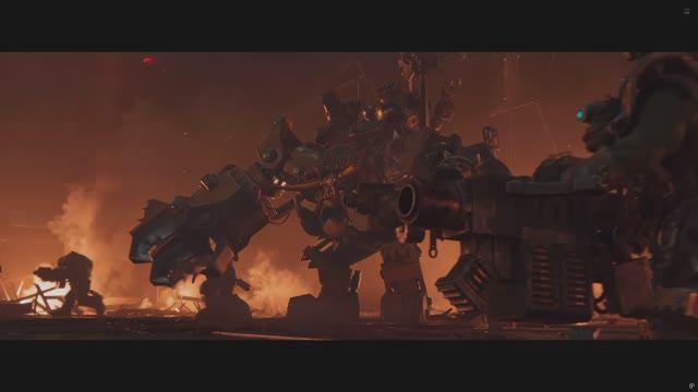4K HDR Dolby Vision Warhammer 40,000 Dawn of War 4 Ork Faction Trailer Reference смотреть онлайн