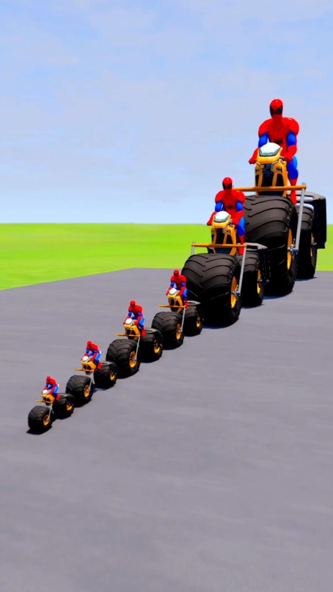 МУЛЬТИКИ ПРО МАШИНКИ СПАЙДЕРМЕН НА МОТОЦИКЛЕ смотреть онлайн