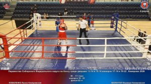 111 финал 60 кг КОВАЛЕНКО Луиза Кемеровская ВАЛЕНТЕЙ Варвара Кемеровская