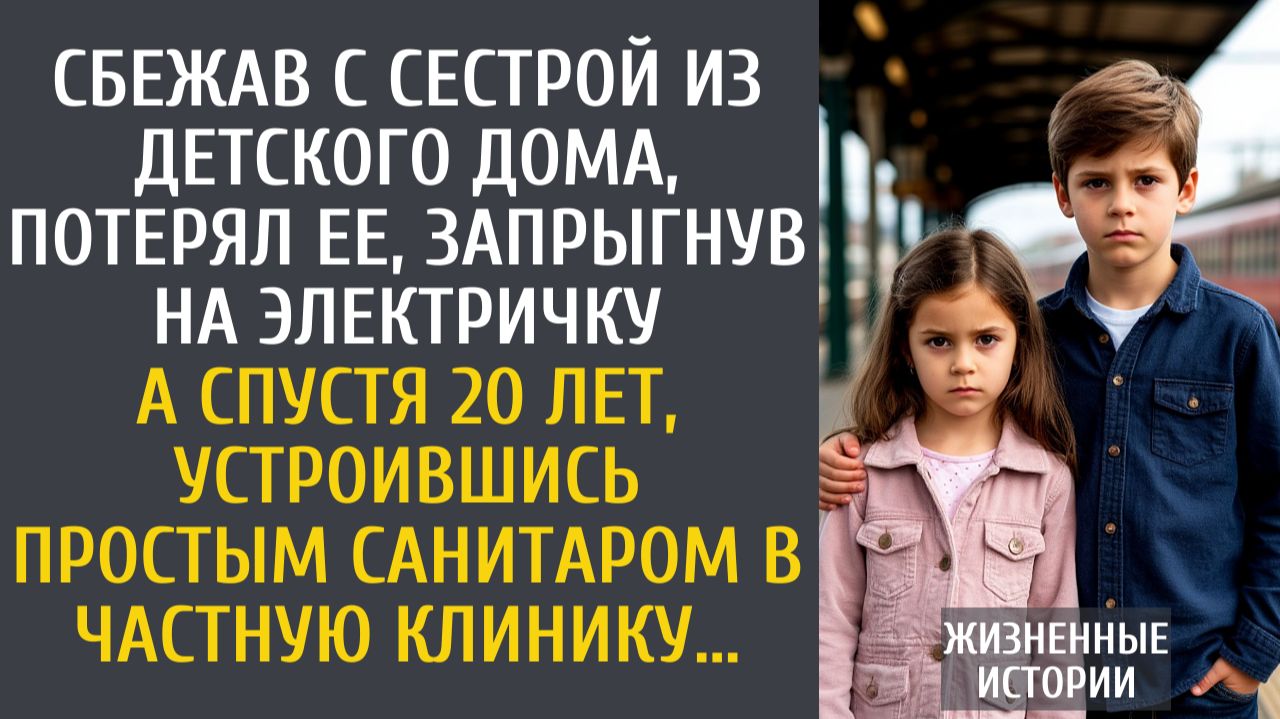 Истории из жизни: Сбежав с сестрой из детского дома, потерял ее, прыгнув в вагон… А спустя 20 лет… смотреть онлайн