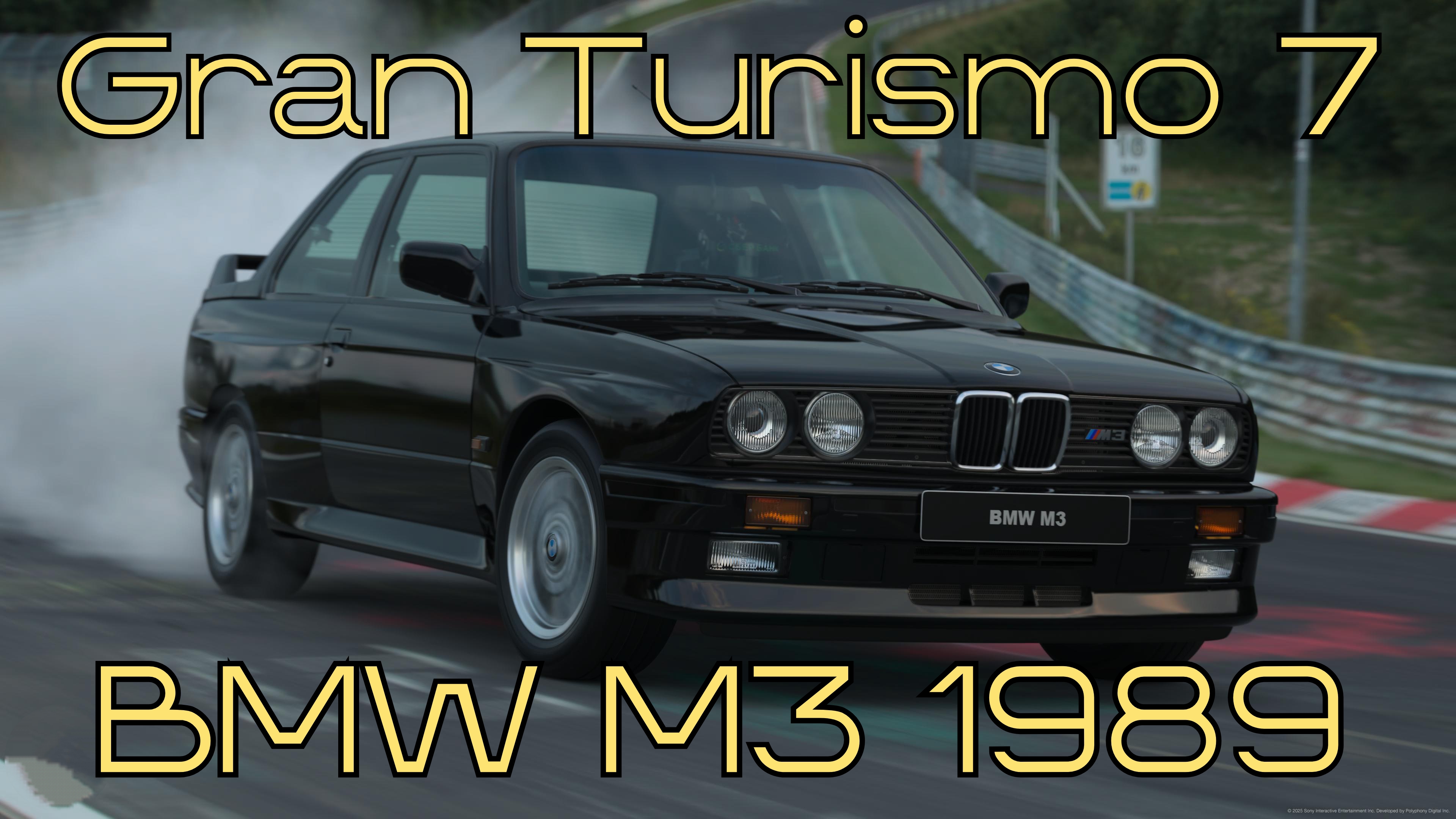 Gran Turismo 7: BMW M3 1989 – Германская классическая мощь на трассе! 🚗🔥 смотреть онлайн