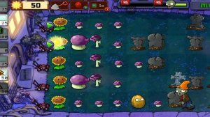 я прошёл восьмой уровень в Растения против Зомби глава 2 ночь