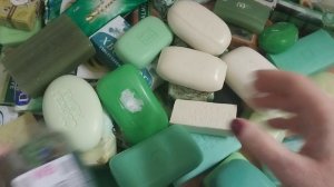 ✨ASMR ✨Распаковка зелёного мыла.✨