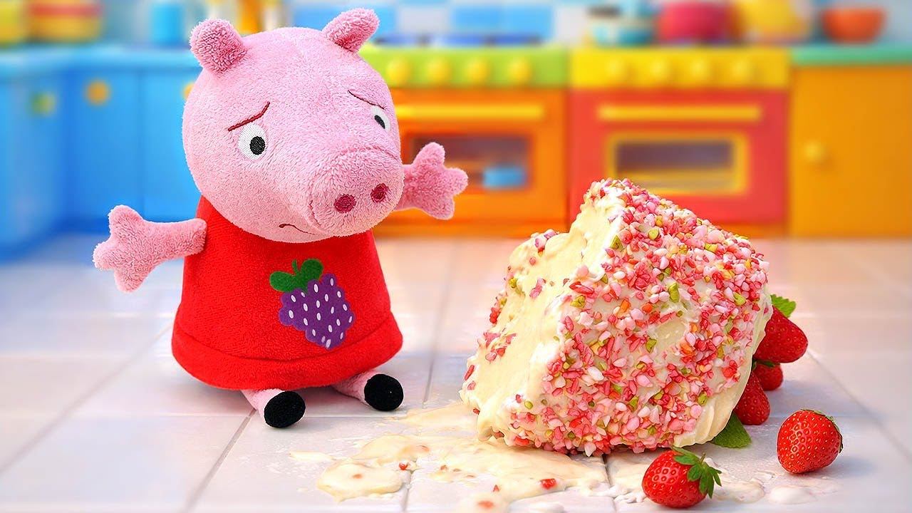 Свинка Пеппа печёт торт для мамы смотреть онлайн