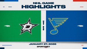 28.01.2026 | ОБЗОР МАТЧА | Сент-Луис Блюз - Даллас Старз | Highlights