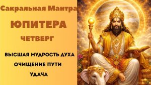Сакральная Мантра Юпитера. Четверг. Высшая Мудрость Духа. Очищение Пути. Удача.