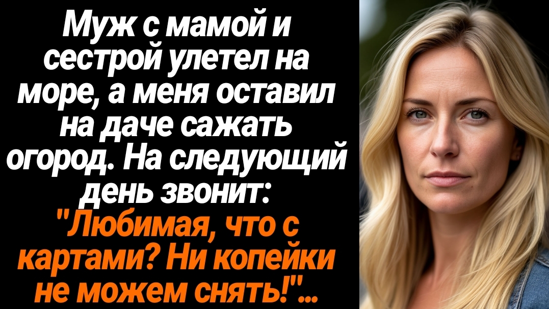 Жизненные Истории/Муж с сестрой и матерью уехали на море, а меня оставили сажать огород смотреть онлайн