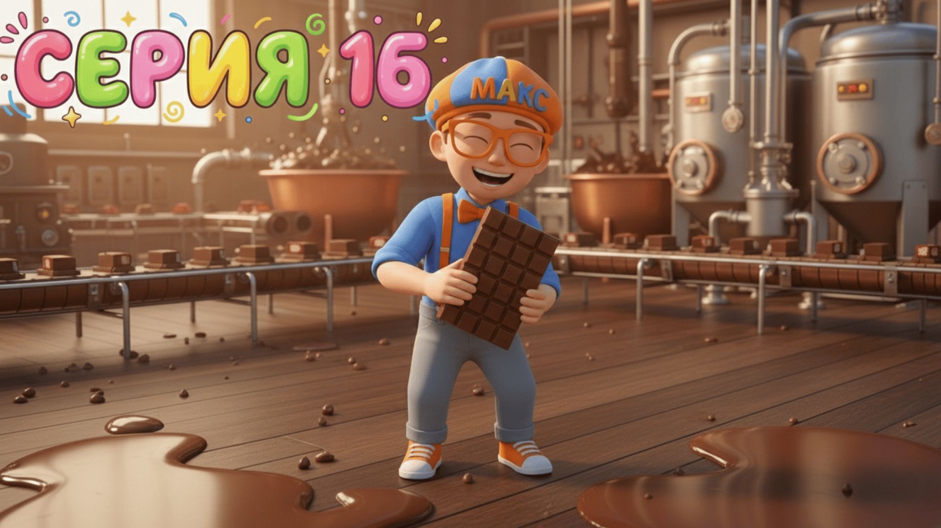 Знайка Макс на шоколадной фабрике | Мир Открытий со Знайкой Максом смотреть онлайн