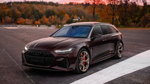 AudiRS6 Performance “Exclusive Shiraz red” 2024 года