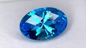 "Швейцарский" Голубой Топаз 17,38 карат