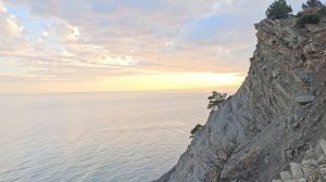 Вид на закат. С горы "Папая-Кая" (Отшельничья скала) и с пляжа поселка "Весёлое" - 5